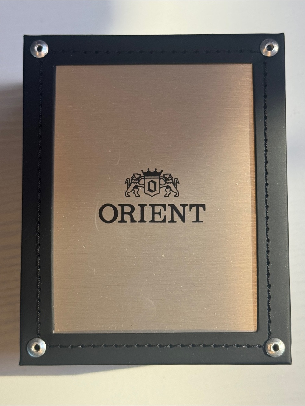 NEW Orient Bambino V4 Green Dial Automatic Watch TAC08002F0 Rose Gold Men’s - Picture 7 of 9